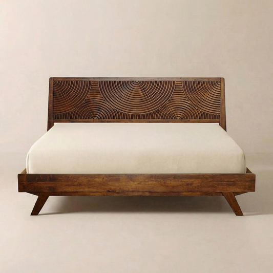 WoodSpire Harmony Solid Wood Bed Frame