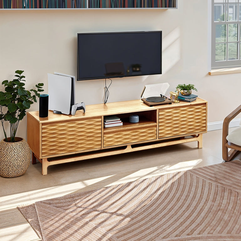WoodSpire Elara Solid Wood TV Stand