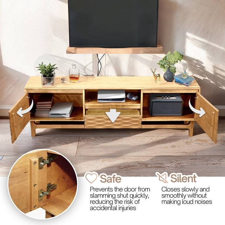 WoodSpire Elara Solid Wood TV Stand