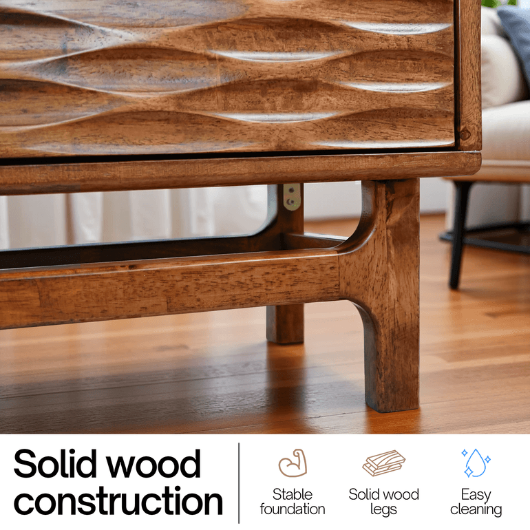 WoodSpire Elara Solid Wood TV Stand