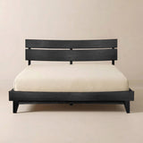 [Buy 1 Get 1] WoodSpire Aurora Solid Wood Bed Frame & Nightstand