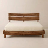 WoodSpire Aurora Solid Wood Bed Frame