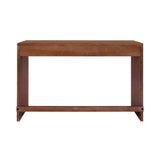 Bennett Modern Desk with Drawers, Walnut