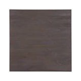 French Country 48" Square Dining Table, Coffee Brown