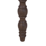 French Country 48" Square Dining Table, Coffee Brown