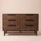 WoodSpire Elara Solid Wood Dresser with 6 Drawers