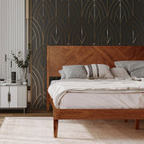 Rorns Gazelle Platform Bed Frame With Headboard for Ultimate Comfort