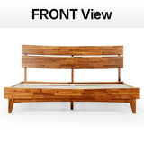 Acacia Solid Wood Bed Frame - Aurora Style for a Stylish Bedroom