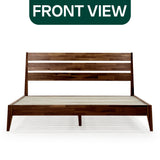 Acacia Emery Solid Wood Bed Frame - Stylish and Durable Acacia Wood Design for Your Bedroom