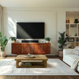 Acacia Harmony TV Stand with Storage for TVs up to 80 Inches