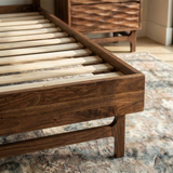 Acacia Elara Platform Bed Frame with Headboard - Stylish and Durable Design