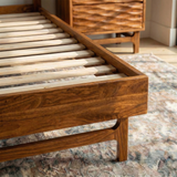 Acacia Elara Platform Bed Frame with Headboard - Stylish and Durable Design