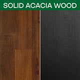 Acacia Kaylin Bed Frame & Nightstand Set for a Stylish Bedroom