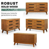 Acacia Legacy Solid Wood Dresser for Timeless Elegance and Durability