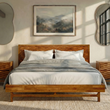 Acacia Elara Platform Bed Frame with Headboard - Stylish and Durable Design