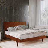 Rorns Gazelle Platform Bed Frame With Headboard for Ultimate Comfort