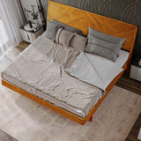 Rorns Gazelle Platform Bed Frame With Headboard for Ultimate Comfort