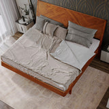 Rorns Gazelle Platform Bed Frame With Headboard for Ultimate Comfort