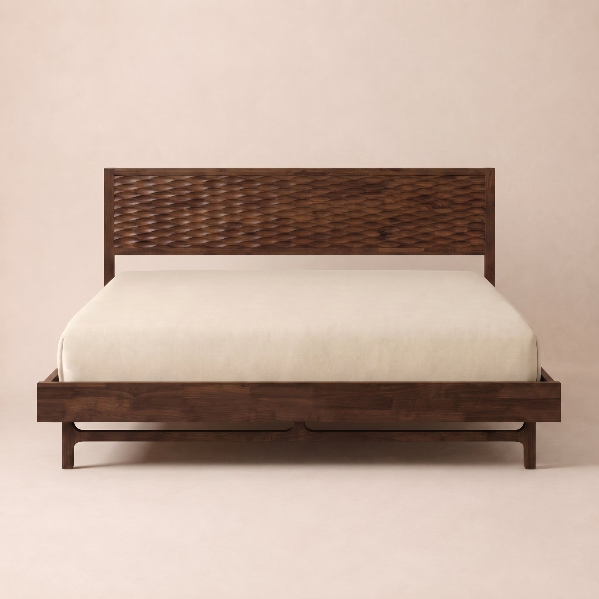 WoodSpire Elara Solid Wood Bed Frame