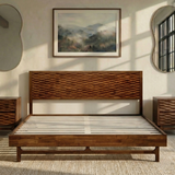 Acacia Elara Platform Bed Frame with Headboard - Stylish and Durable Design