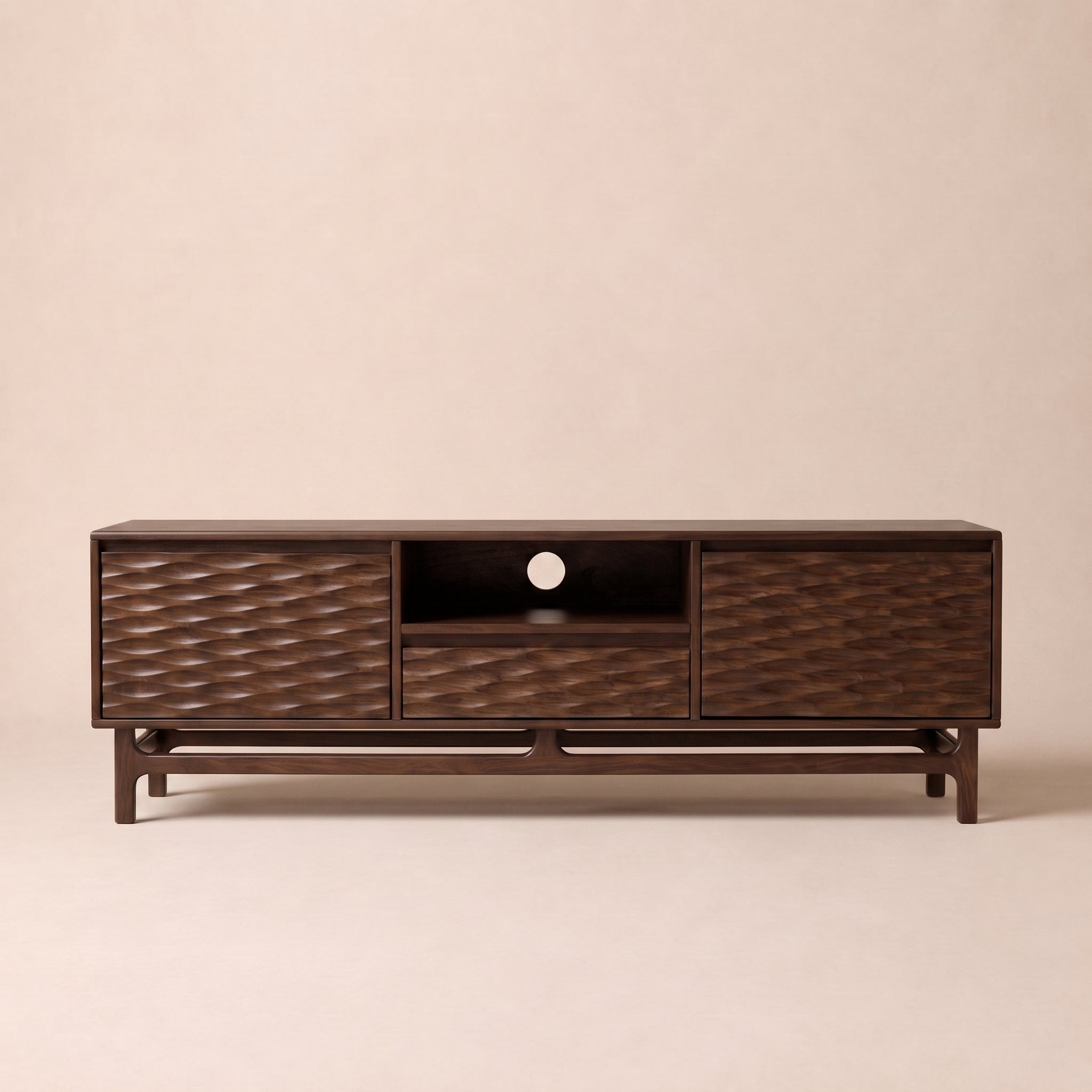 WoodSpire Elara Solid Wood TV Stand