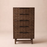 WoodSpire Elara Solid Wood Dresser with 5 Drawers